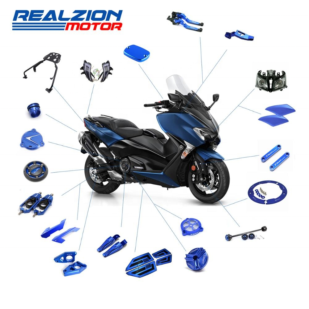 Комплект обтекателей REALZION из АБС-пластика для мотоциклов и скутеров, для YAMAHA TMAX 500 530 TMAX500 TMAX530 2001-2019