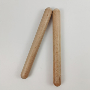 Sonajeros de madera para niños, material didáctico musical para educación temprana, color madera natural, 4-6 años - Product Image 2