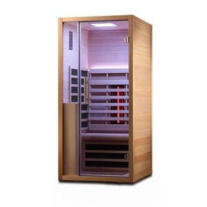 Sauna de Bajo EMF a Buen Precio, Sauna Seca Doméstica para 1 Persona, Cabina de Sauna Térmica de Madera con Infrarrojos - Product Image 4