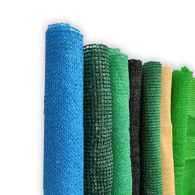 100% HDPE Agricultural sun shadow cloth plastic shade mesh net for greenhouse