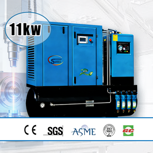 Compressore d'aria a vite specifico per laser da 11 kW con VFD a pressione costante, filtrazione multistadio e sistema di raffreddamento ad alta efficienza - Product Image 1