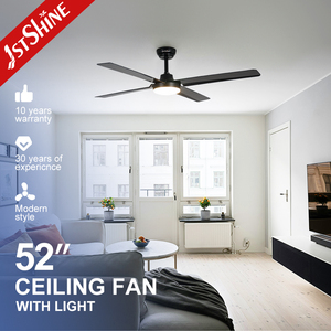 Ventilateur de <span class=keywords><strong>plafond</strong></span> 1stshine avec pales en ABS, qualité commerciale, personnalisable OEM/ODM, moteur DC innovant à économie d'énergie avec lumière LED - Product Image 1