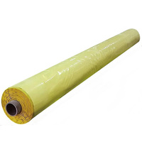 Film d'emballage en coton PE, couleur jaune/verte, épaisseur 0,07-0,075 mm ou sur mesure, film de protection en coton