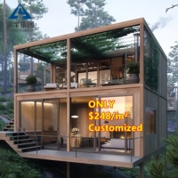 CGCH Des villas en conteneur confortables et sur mesure sont converties en projets de bureau Maison en conteneur Villa capsule pour l'extérieur