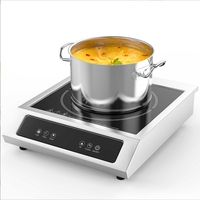 Fournisseur professionnel cuisinière à induction commerciale plat 3500W sauté table de restaurant haute puissance cuisinière à induction 110V/18000W