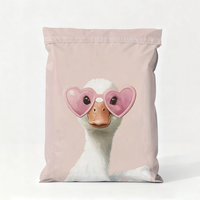 Conception personnalisée imprimé étanche taille mixte thermoscellé sac postal personnalisé enveloppe logo emballage de livraison pour chaussures chaussettes