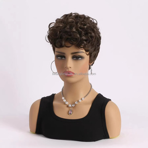 JAMBALAYA – perruque afro <span class=keywords><strong>courte</strong></span>, petites perruques bouclées, <span class=keywords><strong>coupe</strong></span> Pixie, pour femmes africaines, noires - Product Image 5