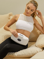 Ceinture de massage lombaire chauffante 3D rechargeable à 6 modes, vibrant, portable, pour le ventre, avec infrarouge