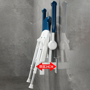 Andefu Bathroom <b>Folding</b> <b>Stool</b> 150Kg Wall Mounted Non Slip <b>Shower</b> Seat For Elderly Safety - Product Image 4