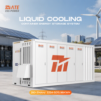 Système de stockage d'énergie par batterie au lithium MATE 3MWh 5MWh Conteneur 20FT BESS Refroidissement liquide Certifié UL pour système solaire hybride C&I