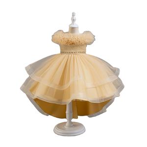 Niñas fiesta elegante niños niña boda tutú <span class=keywords><strong>vestido</strong></span> en capas dama de honor comunión Navidad - Product Image 1