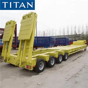 8 Axles 200 Tons Low Bed Trailer Remorque Dolly