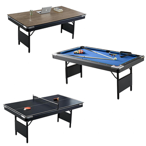 Venta al por mayor barato mini MDF mesa de billar plegable 6 pies 7 pies mesa de billar plegable - Product Image 3