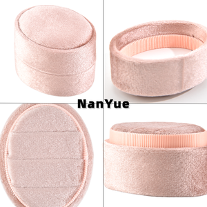 <span class=keywords><strong>Boîte</strong></span> <span class=keywords><strong>à</strong></span> bague ovale en velours, mini <span class=keywords><strong>boîte</strong></span> de rangement pour bague de fiançailles ou de mariage, <span class=keywords><strong>boîte</strong></span> de présentation de bijoux portable avec logo personnalisé, emballage cadeau - Product Image 2