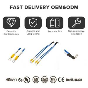 كابل إيثرنت Cat6a مسطح ومحمي بموصل RJ45 مع غلاف نايلون لأنظمة الاتصالات الصناعية في أجهزة الكمبيوتر والدراجات النارية - Product Image 4