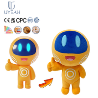 Jouets en peluche personnalisés de haute qualité UYEAH OEM, peluches douces et rembourrées, figurines d'astronautes robots personnalisées, poupées en peluche rembourrées de coton