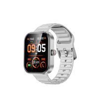 Smartwatch Quadrato H71 con Display TFT, Impermeabile IP67, Cinturino in Silicone - Monitoraggio del Sonno e dell'Attività, Promemoria Chiamate