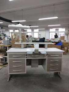 Phòng thí nghiệm nha khoa bàn làm việc với kính lúp Đèn làm việc một người 1.5m - Product Image 4