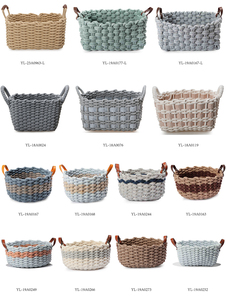 <span class=keywords><strong>Cesta</strong></span> de cuerda de algodón tejida a mano de la misma marca famosa, <span class=keywords><strong>cesta</strong></span> de almacenamiento de ropa sucia para mascotas - Product Image 2