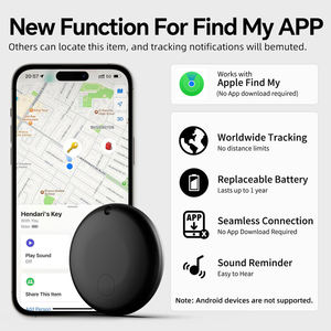 F03-C Finder Mini Traceur GPS Intelligent Anti-Alarme, Balise de Localisation, Étiquette de Suivi, Localisateur de Clés pour <span class=keywords><strong>Voiture</strong></span>, compatible AirTag - Product Image 2