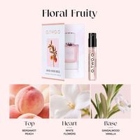 O.TWO.O Mini Vaporisateur de Parfum 1,5 ml pour Femmes, Parfum Floral Doux