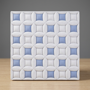 Modern Designer 3D 400x400mm Premium Grade Waterproof Non-Slip Bright Porcelain Parking Tiles Outdoor Matt Glow Shined Tiles - Product Image 1