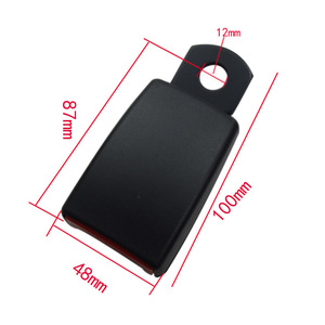 Boucle de ceinture de sécurité, base de 10 cm, prise femelle pour voitures, bus, camions, autocars, fabriquée en nouveau ABS 45 acier - Product Image 2
