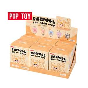 Genuino Samuel San Xiao Mao grazioso <span class=keywords><strong>momento</strong></span> serie scatola cieca ciondolo in vinile scatola misteriosa <span class=keywords><strong>Anime</strong></span> figura Kawai decorazione collezione regalo per bambini - Product Image 1