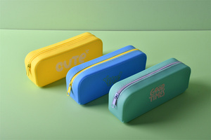 Nuovo morbido cilindro in Silicone tonda <span class=keywords><strong>astuccio</strong></span> <span class=keywords><strong>astuccio</strong></span> scuola articoli di cancelleria per bambini modello cartone animato Silicone cerniera <span class=keywords><strong>astuccio</strong></span> - Product Image 5