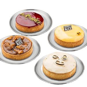 Assiette de service empilable en acier inoxydable 304 sans BPA, durable et réutilisable, 8 pouces, avec logo personnalisé pour enfants - Product Image 5