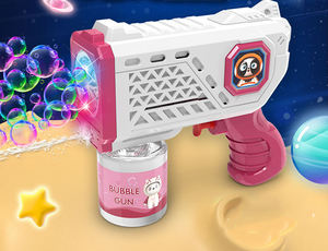 2 IN1 90ml büyük kapasiteli su tabancası elektrikli kabarcık makinesi otomatik üfleme kabarcıklar su tabancası çocuklar için - Product Image 3