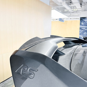 Alerón Trasero para Ford Focus Mk3 Rs, Color Negro Piano, Textura de Fibra de Carbono, Alerón Tipo Cola de Pato, 2011-2018 - Product Image 3