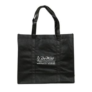 Custom Design Promotional Recyclable Fabric Black Shopping Tote Carry PP Non Woven <b>Bags</b> - Product Image 2