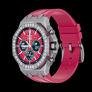 Montre connectée Android Wear Ruidun avec écran OLED en acier, 44-49 mm, écran tactile complet, étanche IP68, appel par cadran, rappel de sédentarité, sport - Product Image 1