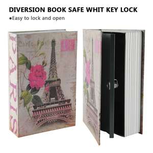 निर्माता थोक कस्टम धातु सुरक्षा भंडारण मिनी शब्दकोश सुरक्षा लॉकर गुप्त बुक 2 कुंजी लॉक के साथ सुरक्षित बॉक्स - Product Image 5