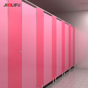 Cabines de vestiaire imperméables, cabines de toilettes colorées en HPL phénolique pour l'école - Product Image 3