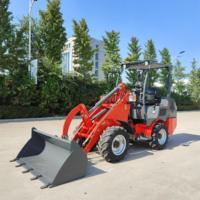CE 500kg mini batterie articulée de jardin avant chinois nouvelle chargeuse électrique sur roues
