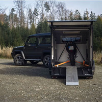 Superbe remorque de voyage tout-terrain en acier pour caravane, moto polyvalente, SUV d'aventure – Qualité prestigieuse