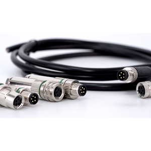 Формованный M8 3pin гнездовой прямой разъем питания экранированный/неэкранированный кабель (кабель цепи сопротивления) Индивидуальные кабели Ev разъемы - Product Image 4