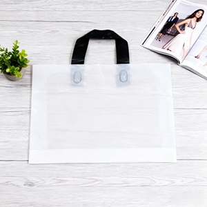 Bolsa de Compras Promocional con Logotipo Personalizado, Bolsa de Plástico para Ropa, Regalos, Compras y Empaque - Product Image 3