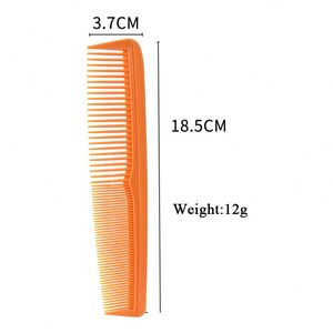 Vente directe d'usine, peigne à dents larges pour barbier, peigne de coiffure, peigne antistatique en plastique pour la coupe des cheveux - Product Image 3