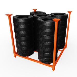 Étagères robustes en métal <span class=keywords><strong>pour</strong></span> le stockage, rayonnage empilable <span class=keywords><strong>pour</strong></span> entrepôt, support <span class=keywords><strong>pour</strong></span> pneus de 1524 mm - Product Image 1