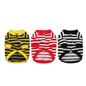 Felpa con cappuccio in pile per cani a strisce per abbigliamento per animali domestici fornita in fabbrica in cina per <span class=keywords><strong>Bulldog</strong></span> <span class=keywords><strong>francese</strong></span> - Product Image 6