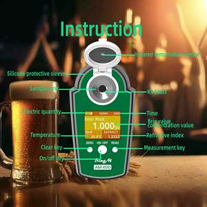 맞춤형 디지털 휴대용 농도계 맞춤형 알코올 테스터로 맥주 시음 경험 최적화 - Product Image 5