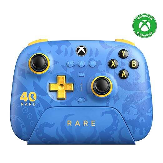 8BitDo Ultimate 3-mode Wireless Controller for Xboxes, Rare 40th Anniversary Edition Gamepad for Xboxes One /PC & Android/Ios