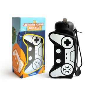 Botella <span class=keywords><strong>de</strong></span> Agua Deportiva Plegable <span class=keywords><strong>de</strong></span> Silicona con Logotipo Personalizado, Botella <span class=keywords><strong>de</strong></span> Silicona Ecológica para Beber en Bicicleta - Product Image 2