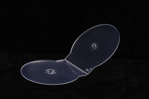 Boîte de rangement <span class=keywords><strong>en</strong></span> plastique transparente pour CD demi-rond <span class=keywords><strong>en</strong></span> PP de 1,2 mm d'épaisseur, impression personnalisée du logo, support de protection pour média <span class=keywords><strong>DVD</strong></span> de 12 cm - Product Image 5