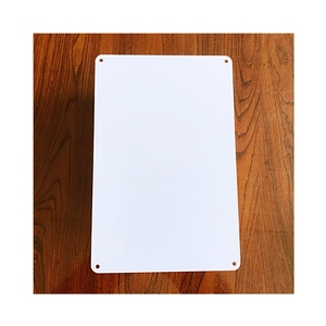 Panneaux de signalisation de stationnement imprimables par sublimation en aluminium blanc brillant vierge créatif 8x12 pouces (200x300 mm) 2026 - Product Image 1