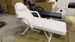 Multi-function Massage Bed Facial Chair Folding <b>Adjustable</b> Spa Salon Beauty Bed Tattoo Eyelash Beauty Bed/Chair With <b>Stool</b> - Product Image 6