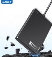 EAGET CG10-6 HDD Eksternal Kecepatan Tinggi 500GB Hard Disk Portabel USB 3.0 Ukuran Saku Penyimpanan Eksternal untuk Perjalanan Kantor Sekolah Pekerjaan